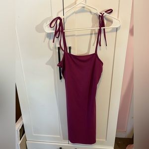 LA Hearts Fuschia Bodycon Mini Dress